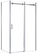 Bold-in 80x120 cm aszimmetrikus zuhanykabin zuhanytálca nélkül