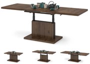 Mazzoni ASTON Elegáns Dió - MODERN DOHÁNYZÓASZTAL NYITHATÓ/MAGASÍTHATÓ ÉTKEZŐASZTAL ÉS DOHÁNYZÓASZTAL EGYBEN