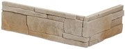 Homlokzati Sarok Stones Sunit beige 20x9,2 cm dombor RSUNITBE