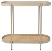 Bézs konzolasztal 39x85 cm Amaya – White Label