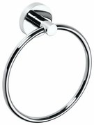 SAPHO XR411 X-Round E törülközőtartó, kör alakú,ezüst