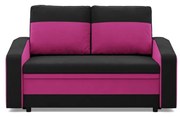 Hewlet kanapé, szövet anyag, fekete - rózsaszín
