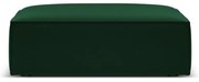 Sötétzöld bársony lábtartó Vanda – Mazzini Sofas