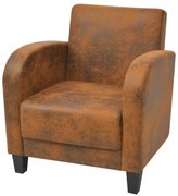 barna művelúr fotel