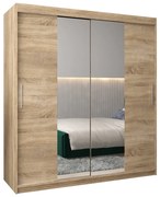 Ruhásszekrény 180 cm Toki 1 (szonoma tölgy + szonoma tölgy). 1064928