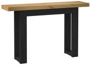 konzolasztal NOAIN U alakú lábak 120x30x75 cm tömör fa fenyőfa