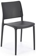 Niles étkezőszék, fekete