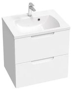 Fürdőszobaszekrény mosdó alá Ravak Classic II 60x58,5x45 cm fehér fényes X000001476