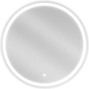 Mexen Gobi megvilágított fürdőszobai tükör, kerek 70 cm, LED 6000K, páramentes - 9801-070-070-611-00
