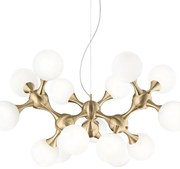 Ideal Lux - Csillár zsinóron NODI 15xE14/28W/230V réz