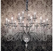 Ideal Lux - Csillár láncon ARTU 16xE14/40W/230V átm. 90 cm króm