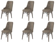 Pare Cappuccino and Brown étkezőszék szett, 6 db, 6 db