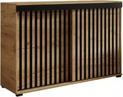 Malani Duplo 120 Tolóajtós Komód 120cm, Arany Tölgy