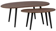 Eglo 424059 - 2 db ALORAN barna dohányzóasztal szett