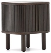 Sötétbarna éjjeliszekrény Mailen – Kave Home