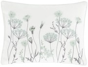Meadowsweet Floral fehér-zöld párna, 30 x 40 cm - Catherine Lansfield