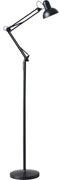 Kobi Rugalmas állólámpa AURIQ 1xE27/60W/230V 184 cm fekete KB0462