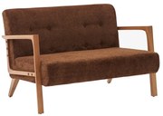 TUMI kétszemélyes barna kanapé