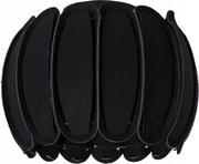 Mennyezeti lámpa fekete filc dekoratív kerek 30 cm Lucide hálószobába