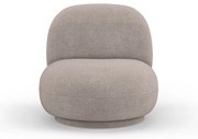 Bézs buklé fotel Chuck – Micadoni Home