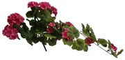 Művirág, muskátli, sötét rózsaszín, 68 cm