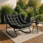 Hintafotel Fekete Párnával. AURORA