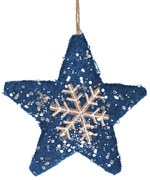 Miram karácsonyi függő csillag, 13,5 x 13,5 cm
