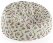 Cocoon babzsák pávatollacskák, krém