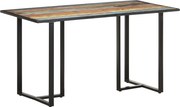 vidaXL tömör újrahasznosított fa étkezőasztal 140 cm