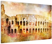 Kép - Digitális festészet, Colosseum, Róma, Olaszország (90x60 cm)