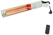 Infravörös fűtő 1000/2000W/230V IP55 + távirányító
