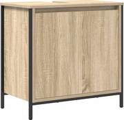 vidaXL tölgy színű mosdószekrény fiókokkal 60x34,5x60 cm