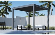 Bioklimatikus pergola, 135°-ig állítható, U Design, 3x3 m