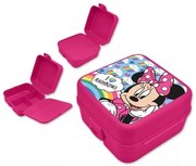 Disney Minnie Rainbows több rekeszes uzsonnás doboz, szendvicsdoboz