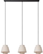 Lucide 21435/03/38 - Csillár zsinóron TRIBUTE 3xE27/40W/230V krémes