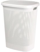 Szennyestartó kosár, 60 l, krémszínű