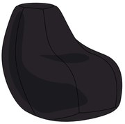 Fekete Tini Babzsákfotel Huzat