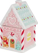 SWEET X-MAS sütitartó házikó 16x26cm