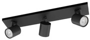 Philips - Spotlámpa RUNNER 3xGU10/20W/230V fekete