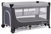 KINDERKRAFT SELECT - Utazó kiságy LEODY szürke