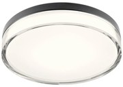 Redo 01-3736 - FRISBI LED mennyezeti lámpa 18W 230V 3000/4000K IP44 fekete