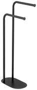 Fekete acél törölközőtartó állvány Levante – Wenko