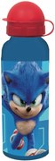 Sonic a sündisznó Speed alumínium kulacs ivókupakkal 520 ml