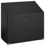 polietilén kerti pad huzat 8 fűzőlyukkal 130 x 70 x 70/88 cm