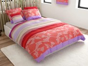 Renforcé pamut ágynemű IMARA piros Ágyneműhuzat mérete: 2 db 80 x 80 cm | 200 x 220 cm