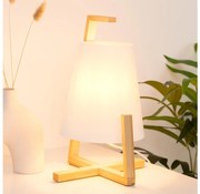 Atmosphera - Asztali lámpa GONG 1xE14/40W/230V bambusz