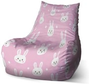 Bean babzsák nyuszik - gyerek, rózsaszín