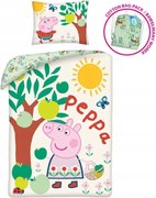Peppa malac Tree ágyneműhuzat 140×200cm, 70×90 cm