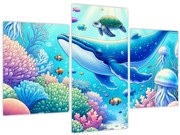 Kép – Víz alatti világ (90x60 cm)