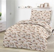 KARÁCSONYI MANÓ barna pamut ágyneműhuzat Ágyneműhuzat mérete: 70 x 90 cm | 140 x 200 cm